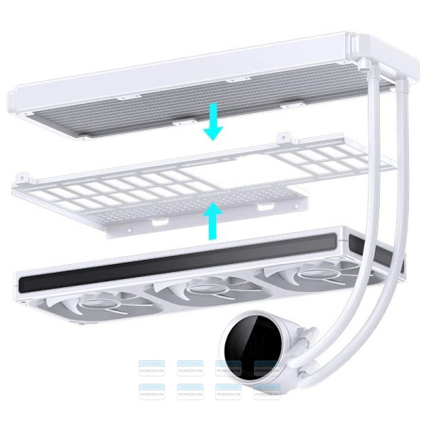 Vỏ Case Máy Tính Mini Itx Jonsbo D33 (black, White) (1)