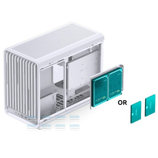 Vỏ Case Máy Tính Mini Itx Jonsbo D33 (black, White) (25)