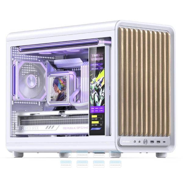 Vỏ Case Máy Tính Mini Itx Jonsbo D33 Wood (black, White) 11