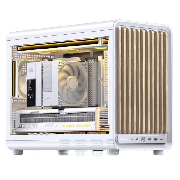Vỏ Case Máy Tính Mini Itx Jonsbo D33 Wood (black, White) 13