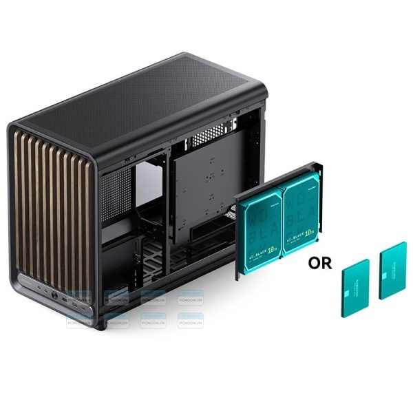 Vỏ Case Máy Tính Mini Itx Jonsbo D33 Wood (black, White) 27
