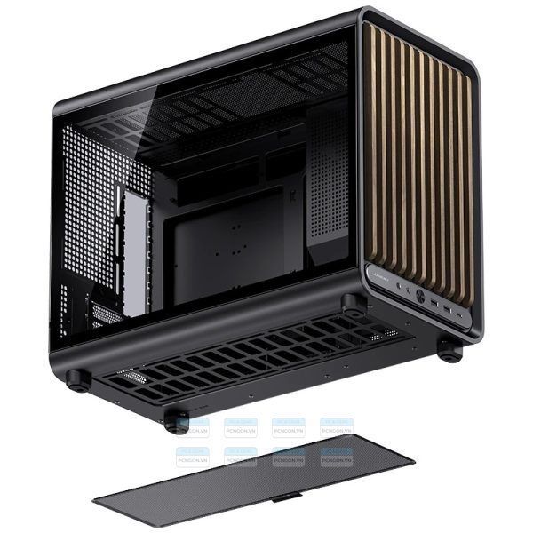 Vỏ Case Máy Tính Mini Itx Jonsbo D33 Wood (black, White) 4