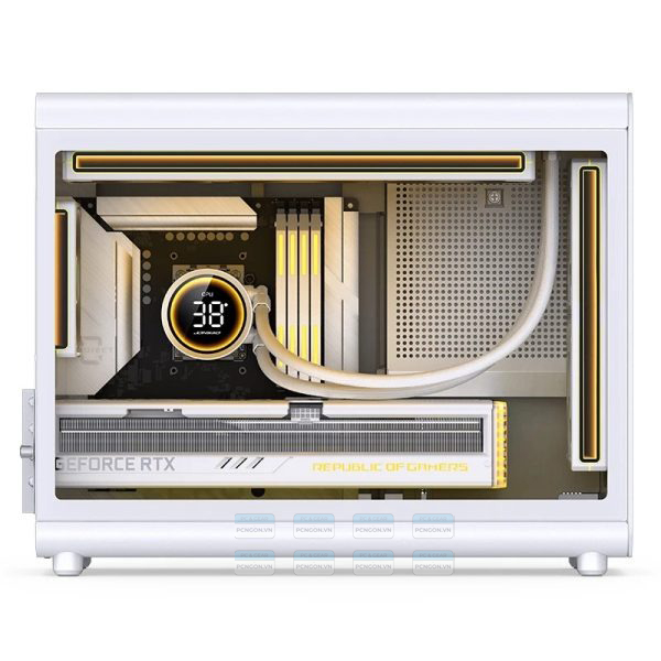 Vỏ Case Máy Tính Mini Itx Jonsbo D33 Wood (black, White) 7