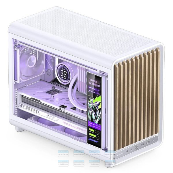 Vỏ Case Máy Tính Mini Itx Jonsbo D33 Wood (black, White) 9