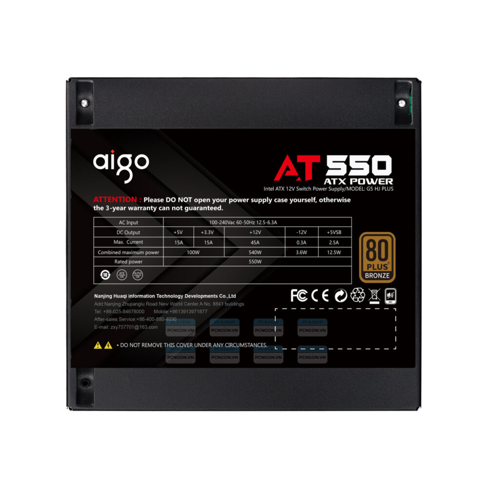 Nguồn Máy Tính Aigo At550 550w 80 Plus Bronze (9)