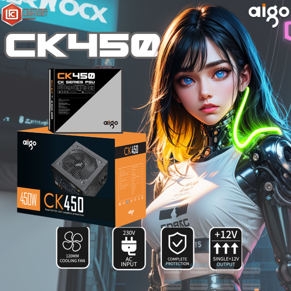Nguồn Máy Tính Aigo Ck450 450w (1)