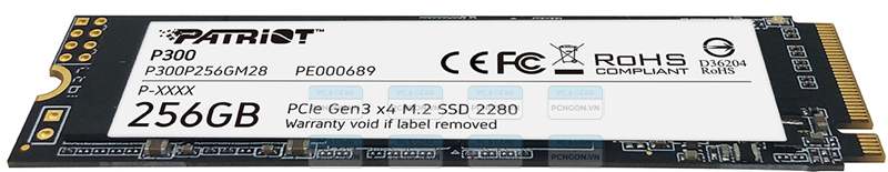 Ổ Cứng Ssd Nvme Patriot P300 256gb Gen3 X4 (3)