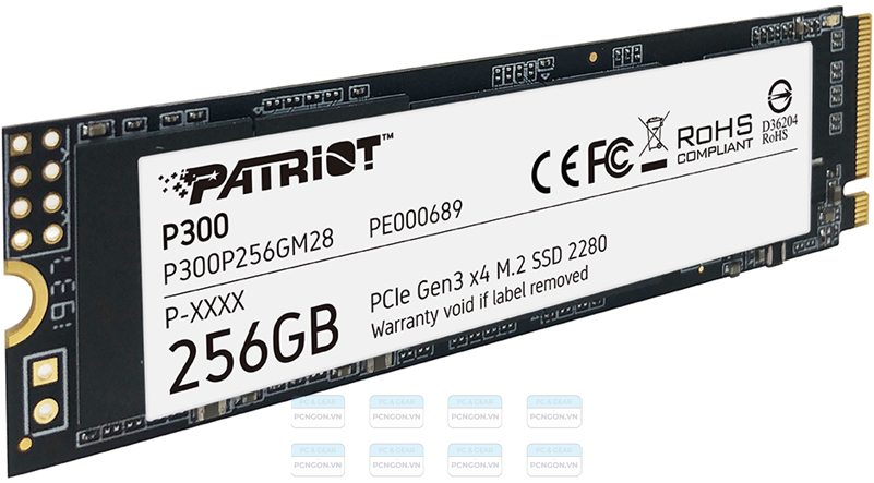 Ổ Cứng Ssd Nvme Patriot P300 256gb Gen3 X4 (4)