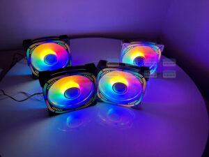 Quạt Tản Nhiệt Magic Magic Fc-02 Rgb (black, White) 1